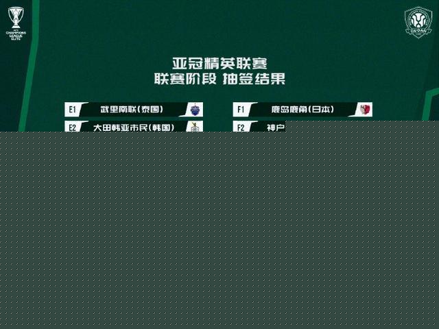 亚冠精英联赛抽签,国安主场迎老熟人比埃拉回家